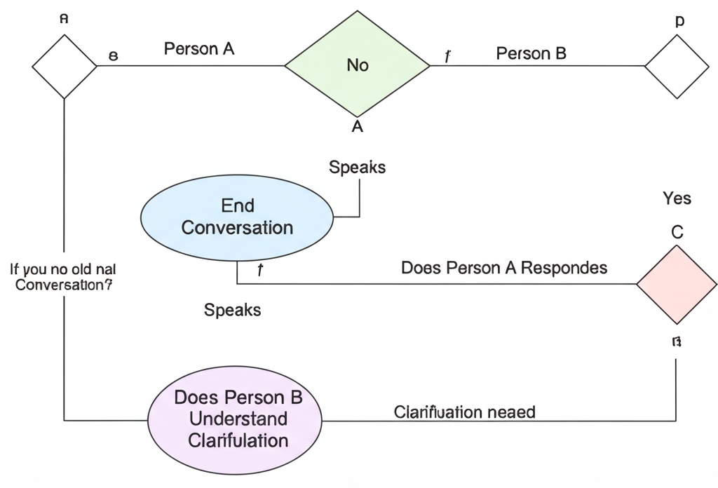 Advanced conversation flow diagram