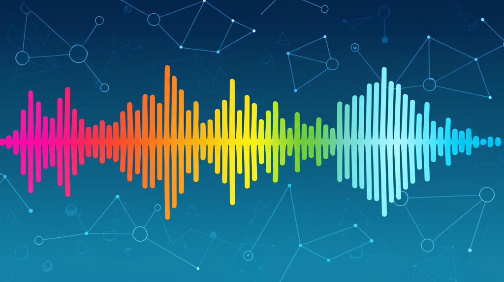 Voice waveform analysis showing emotional patterns