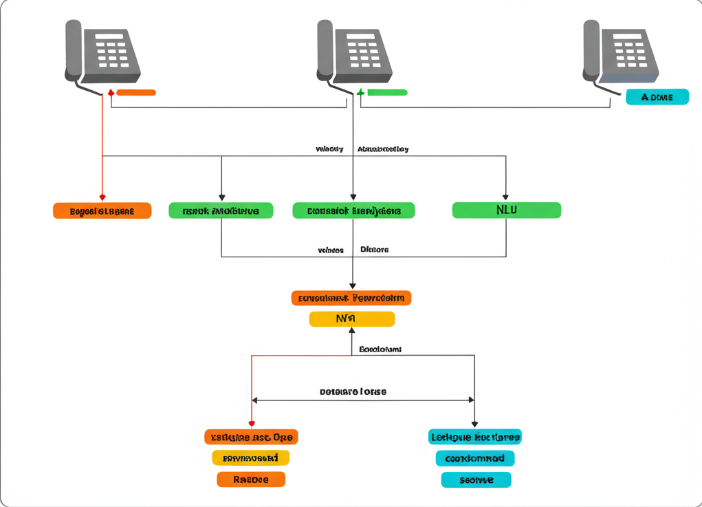 Comparison of IVR and Voice AI architecture